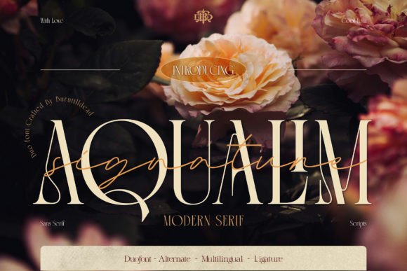 Aqualim Signature: Where Classic Meets Script