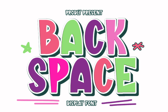 Back Space: The Casual Elegance Display Font