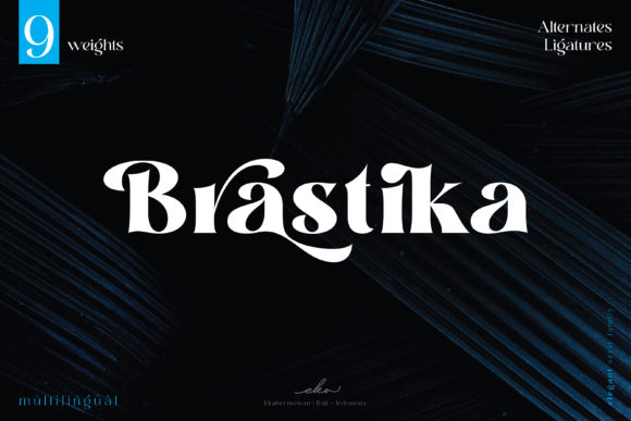 Brastika: A Bold Typeface for Modern Design