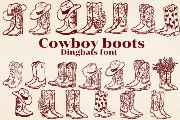 Cowboy Boots: A Font with Western Character
