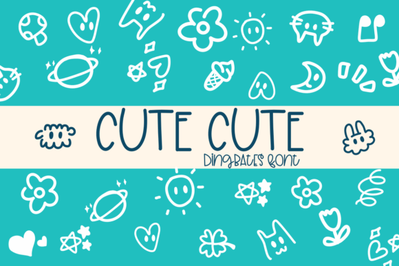 Cute Cute: A Charming Dingbats Font for Creative Projects