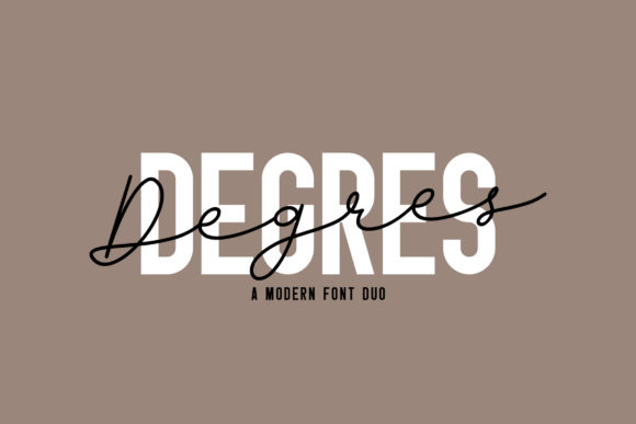 Degres Duo: A Modern Font Pairing for Creative Design