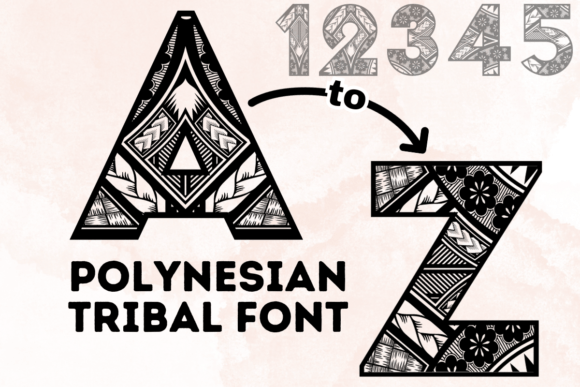 Discover the Bold Spirit of Polynesian Tribal Font