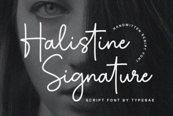 Discover the Elegance of Halistine Signature Font