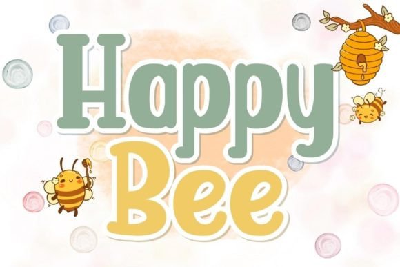 Happy Bee: A Charming Handwriting Font for Joyful Designs