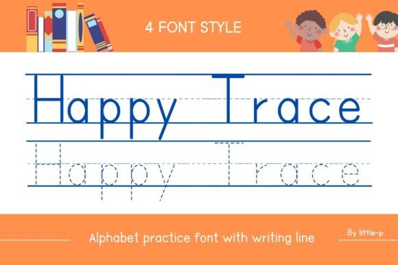 Happy Trace: Creative Educational Font for Learning