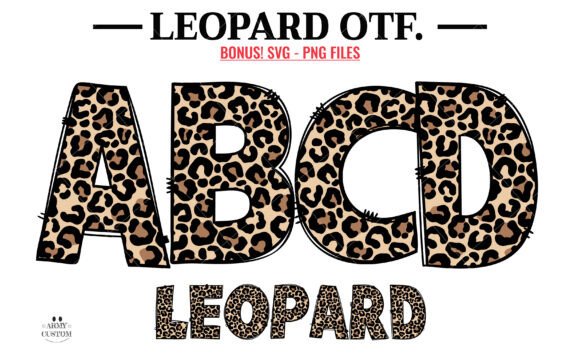 Leopard Army: Unleash Wild Typography in Your Designs