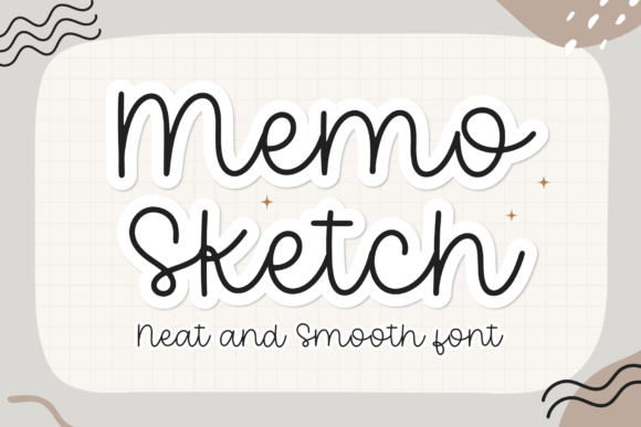 Memo Sketch: A Sweet Handwritten Font for Creative Designs