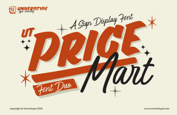 Price Mart Duo: A Dynamic Font Pair for Modern Design