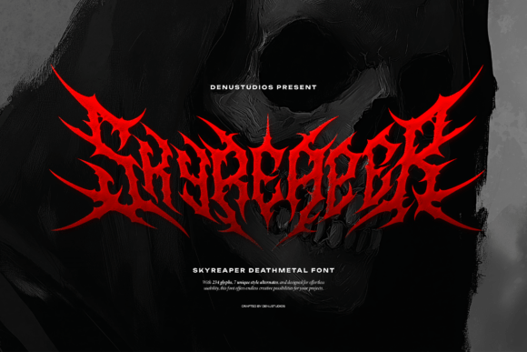 Skyreaper: Brutal Typography for Bold Designs