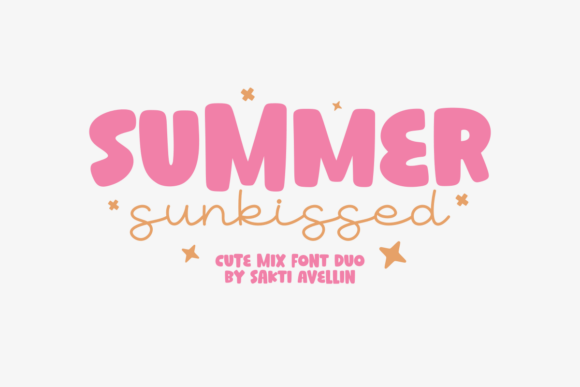 Summer Sunkissed: A Charming Handmade Font